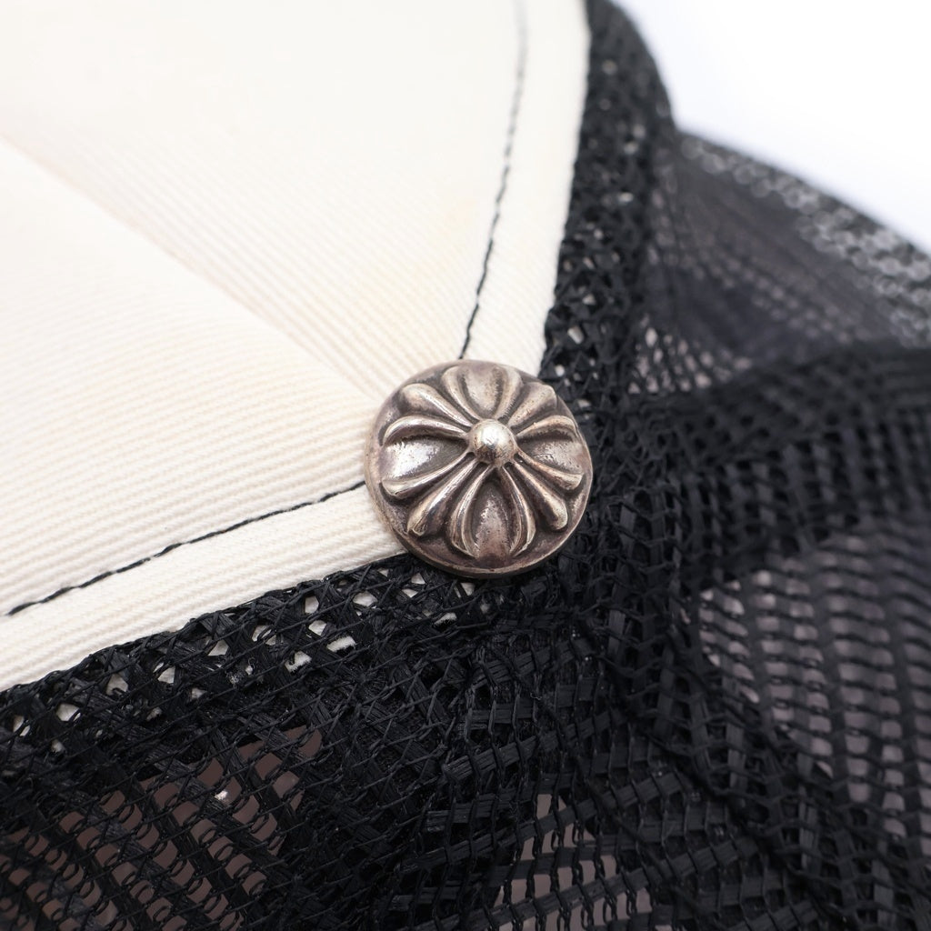 CHROME HEARTS(クロムハーツ) TRUCKER CAP トラッカー メッシュキャップ ホワイト/ブラック