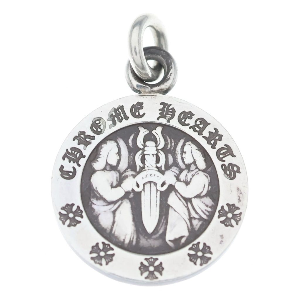 CHROME HEARTS(クロムハーツ) CHRM ANGL MDL V2 エンジェルメダルチャーム ペンダントトップ シルバーBCA229