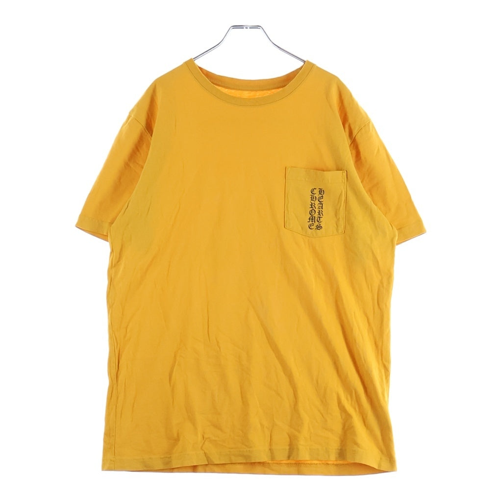 CHROME HEARTS(クロムハーツ) Vertical Logo Tee ヴァーティカルロゴ 半袖 Tシャツ イエロー
