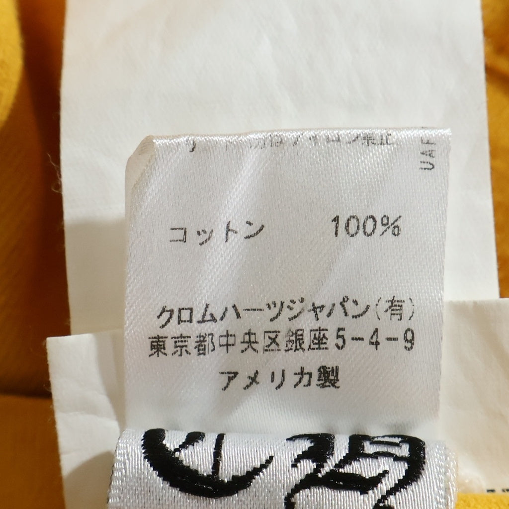 CHROME HEARTS(クロムハーツ) Vertical Logo Tee ヴァーティカルロゴ 半袖 Tシャツ イエロー