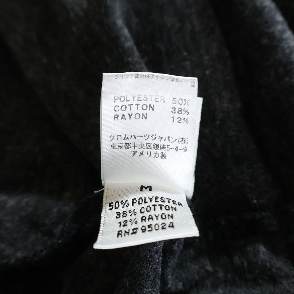 CHROME HEARTS(クロムハーツ) CHプラス バックサークルロゴプリント ヘンリーネック 7分丈 Tシャツ カットソー グレー