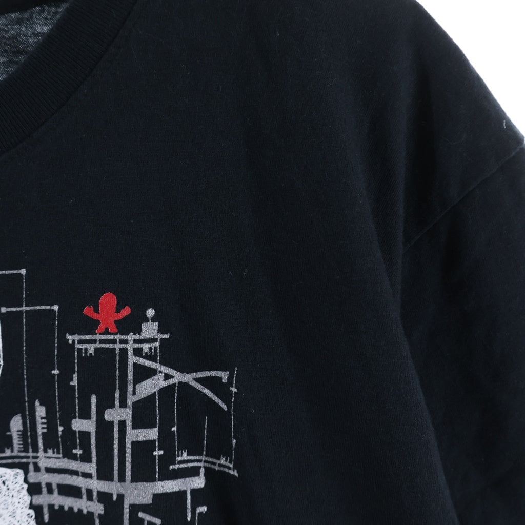 CHROME HEARTS(クロムハーツ) FOTI JARVIS フォティ ジャービス フロントプリント クルーネック半袖Tシャツ ショートスリーブカットソー ブラック