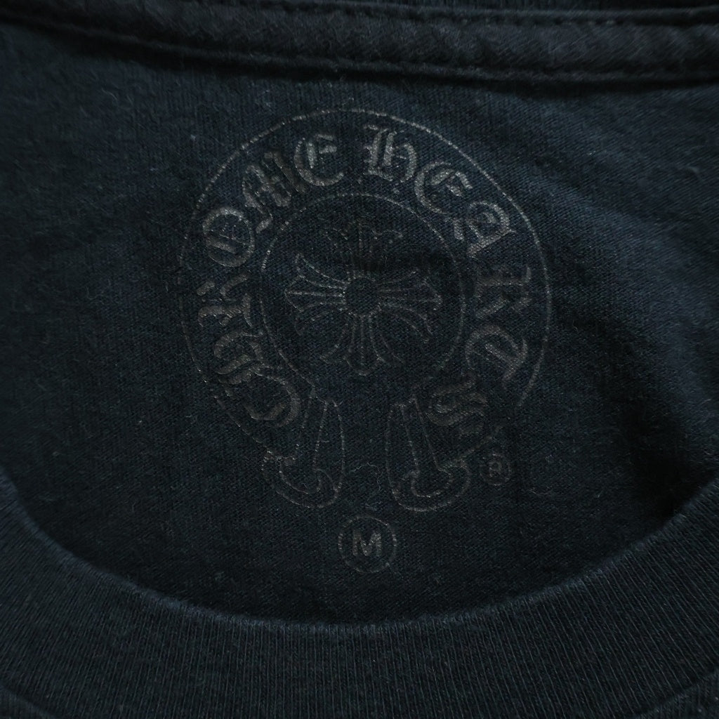 CHROME HEARTS(クロムハーツ) FOTI JARVIS フォティ ジャービス フロントプリント クルーネック半袖Tシャツ ショートスリーブカットソー ブラック