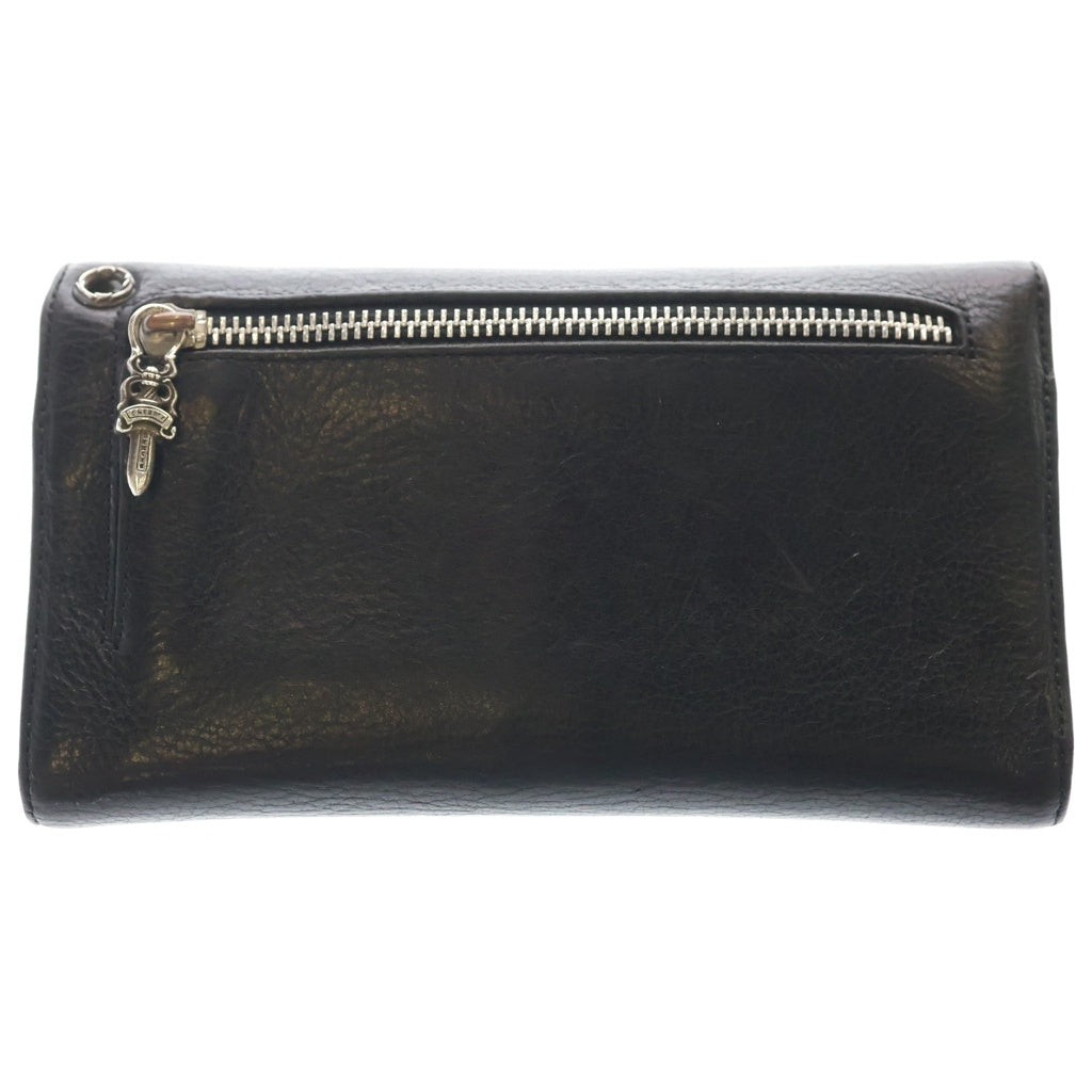 CHROME HEARTS(クロムハーツ) WAVE ウェーブ レザーウォレット 財布 ブラック