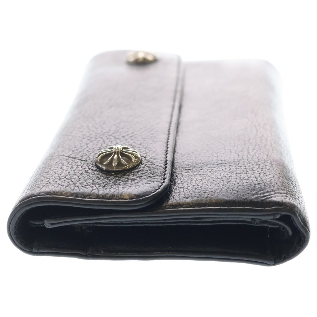 CHROME HEARTS(クロムハーツ) WAVE ウェーブ レザーウォレット 財布 ブラック
