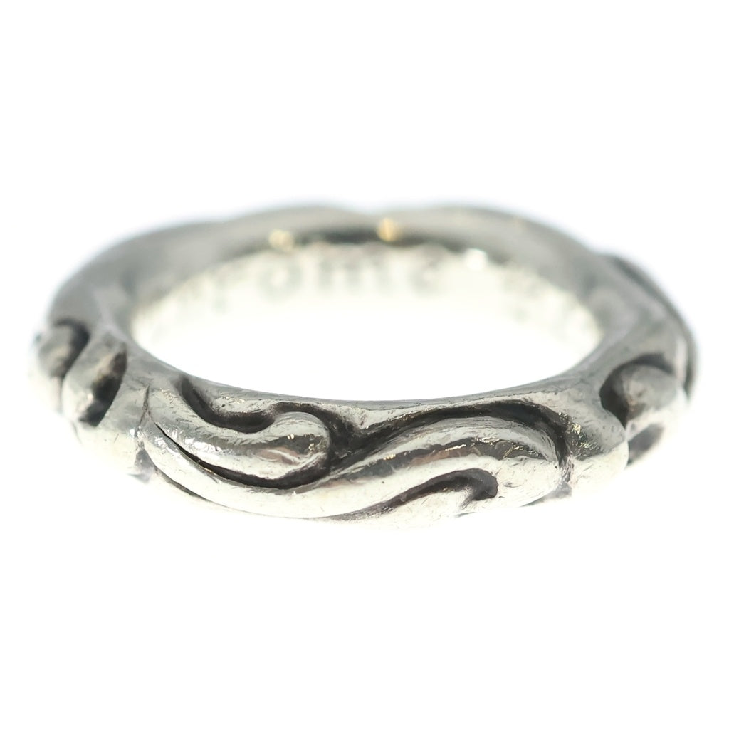 CHROME HEARTS(クロムハーツ) SCRL BAND スクロールバンド リング シルバー BCA351