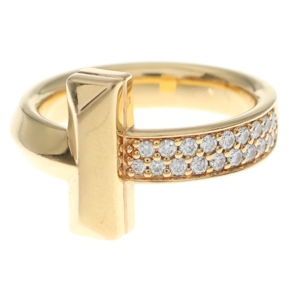 TIFFANY & Co.(ティファニー) Tワン リング ダイヤモンド ローズゴールド レディース