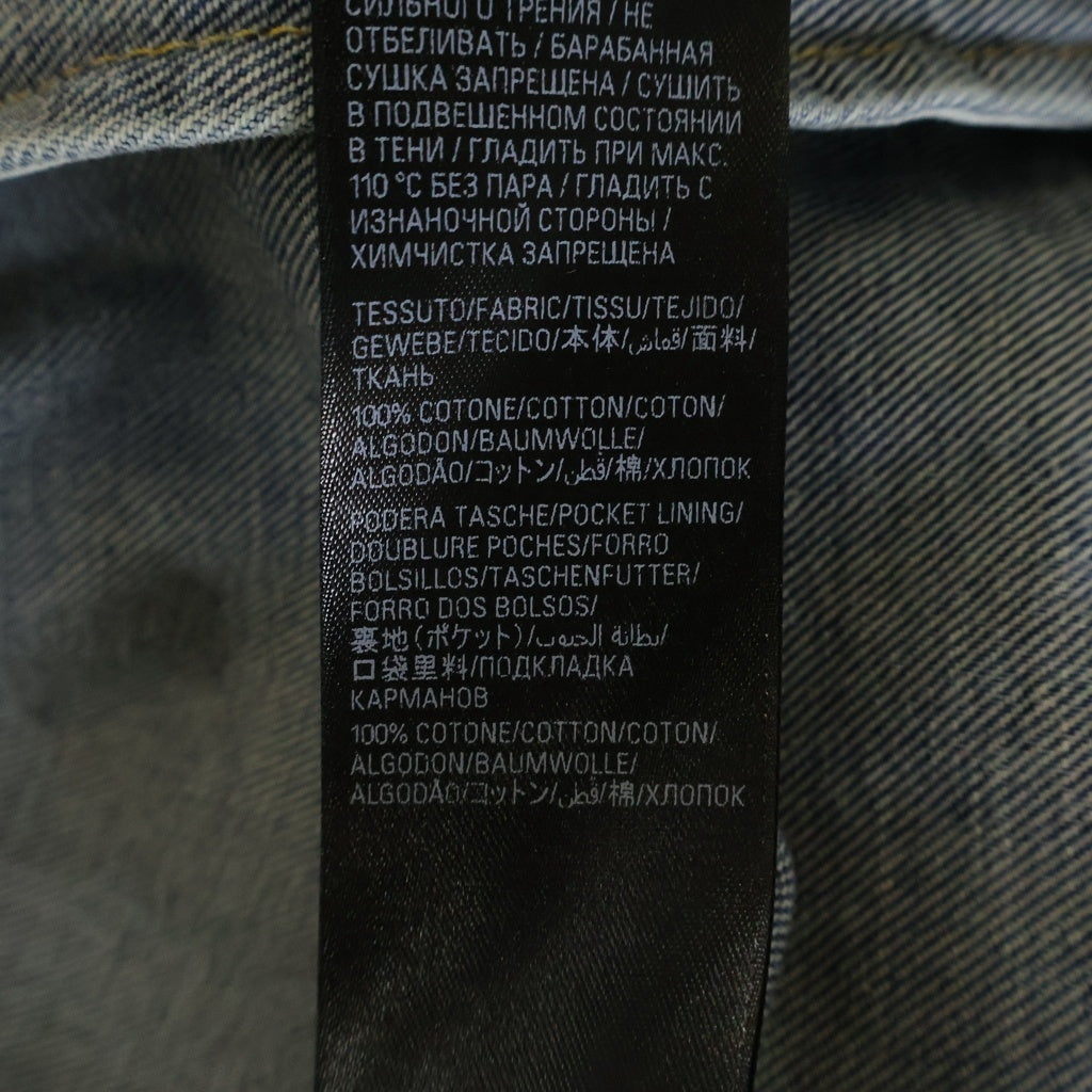 BALENCIAGA(バレンシアガ) 23AW GRAFFITI OVERSIZED JACKET IN LIGHT BLUE オーバーサイズド グラフティーデニムジャケット インディゴ 745048 TNW01