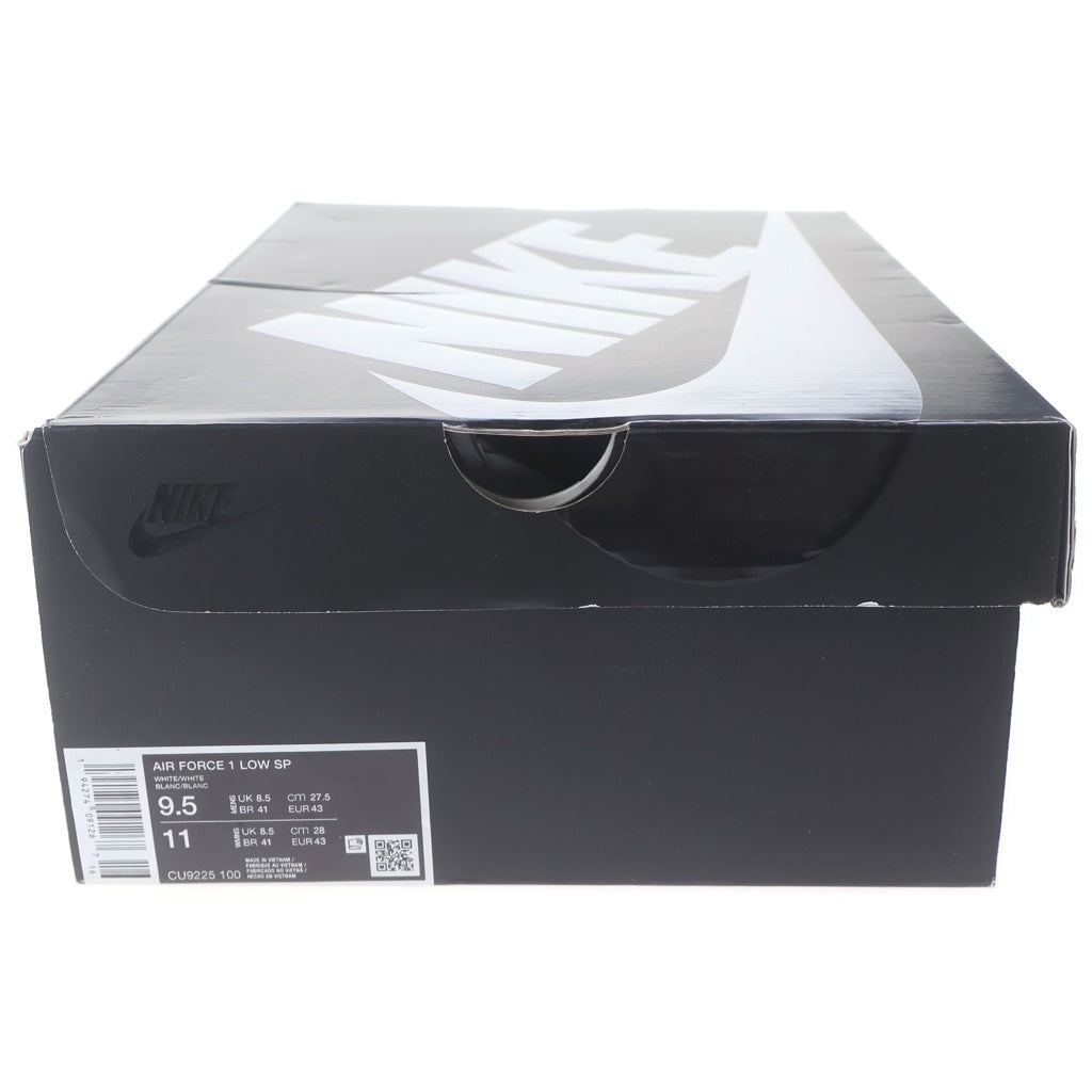 SUPREME(シュプリーム) AIR FORCE1 LOW エアフォース1 ローカットスニーカー ホワイト US9.5/27.5cm CU9225-100