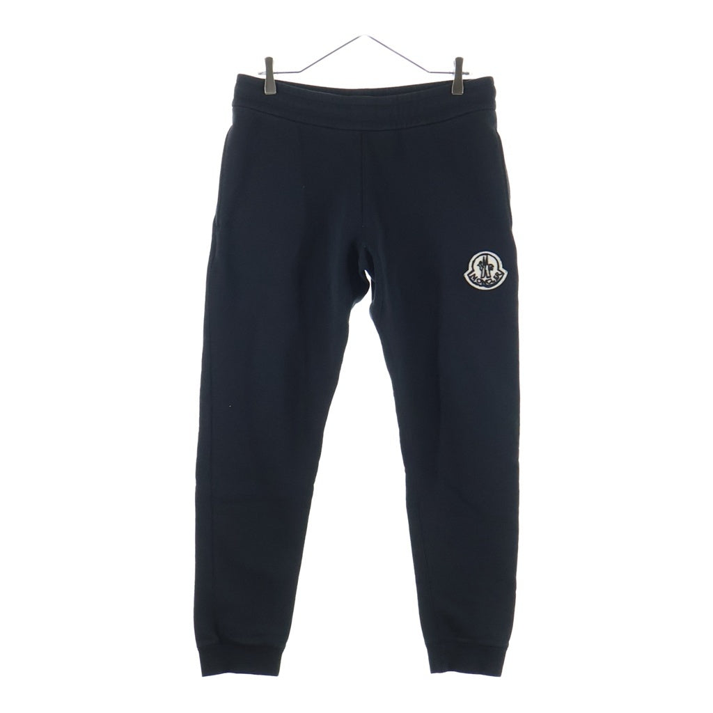 MONCLER(モンクレール) 26AW PANTALONE LUNGO ロゴパッチ スウェット パンツ ブラック L20918H00012 899V4