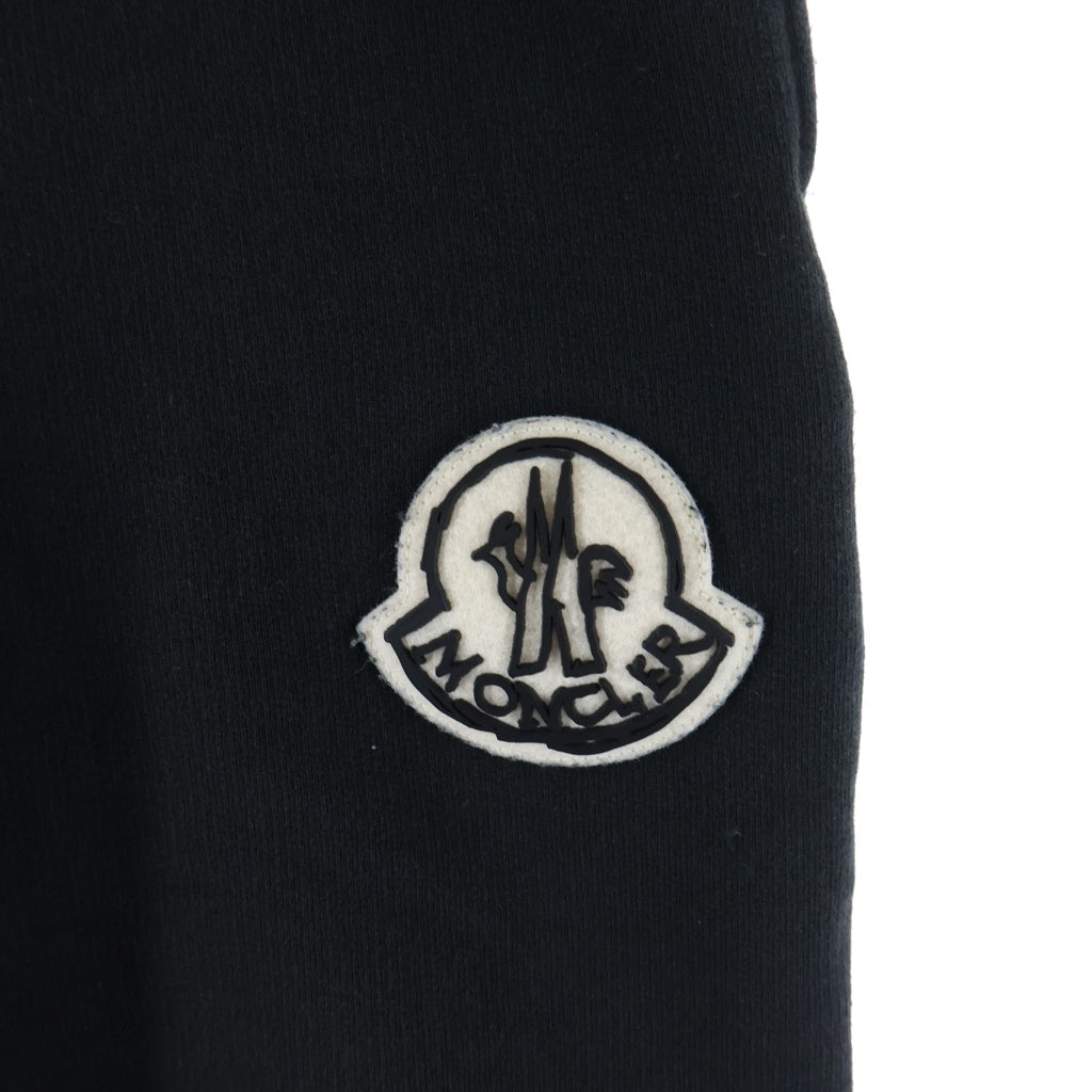 MONCLER(モンクレール) 26AW PANTALONE LUNGO ロゴパッチ スウェット パンツ ブラック L20918H00012 899V4