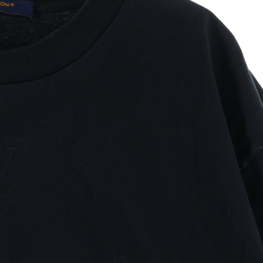 LOUIS VUITTON(ルイヴィトン) フロントLV クルーネック 半袖Tシャツ ブラック RM252MQ DT3