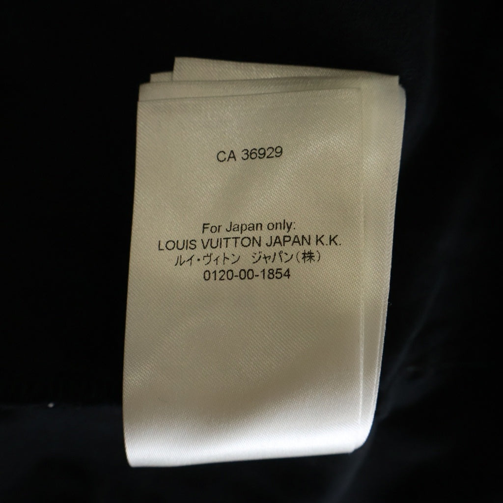 LOUIS VUITTON(ルイヴィトン) フロントLV クルーネック 半袖Tシャツ ブラック RM252MQ DT3