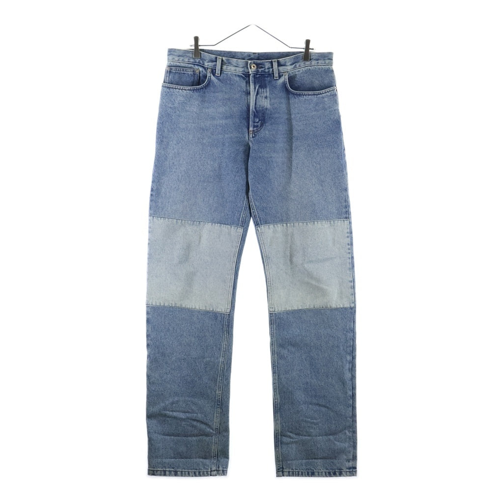 DIOR(ディオール) JEANS RE 22 PATCH IT パッチワーク調 レギュラーフィット デニムパンツ インディゴ 693D004A3077