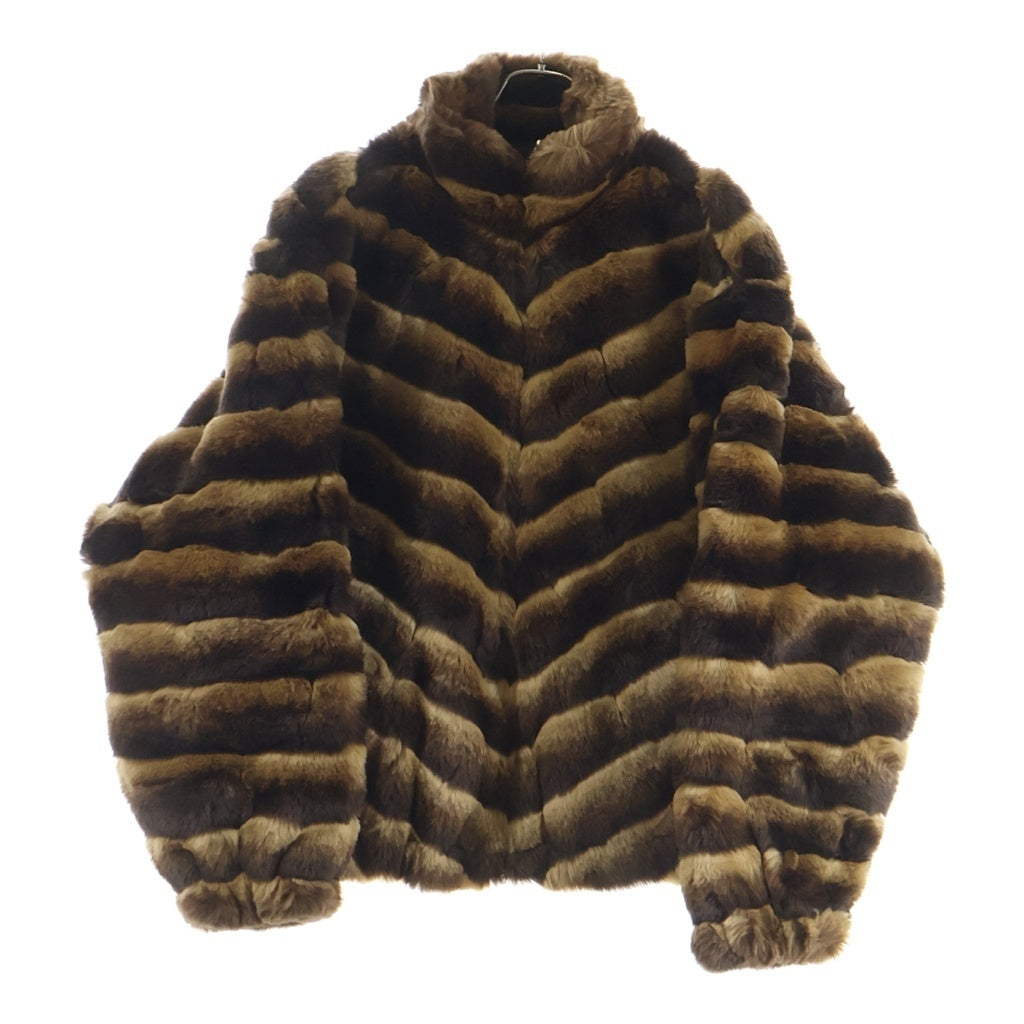 SUPREME シュプリーム 24SS Faux Fur Jacket フォーファージャケット ジップアップブルゾン ブラウン SUPREME(シュプリーム) 24SS Faux Fur Jacket フォーファージャケット