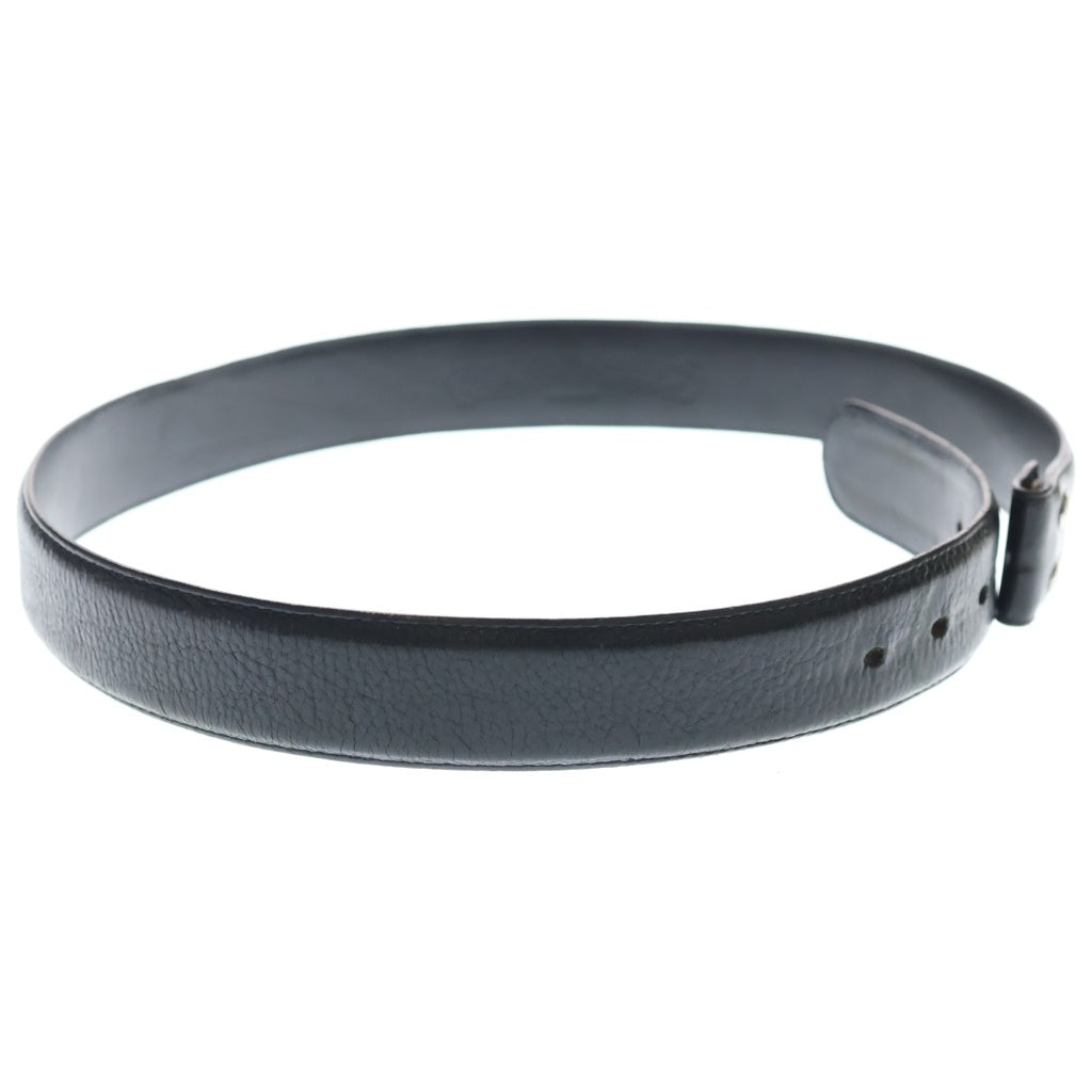 CHROME HEARTS(クロムハーツ) 1.5 STRAP 1.5インチ ホースシューリベッツ レザーベルトストラップ ブラック