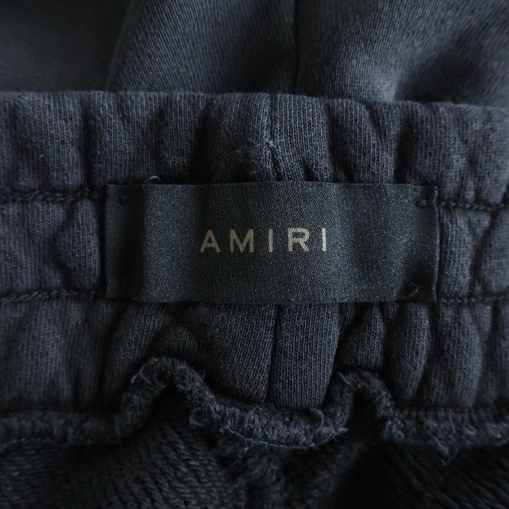 AMIRI(アミリ) Shotgun Sweatshortpant ショットガン スウェット ショートパンツ ダメージ加工 アッシュグレー