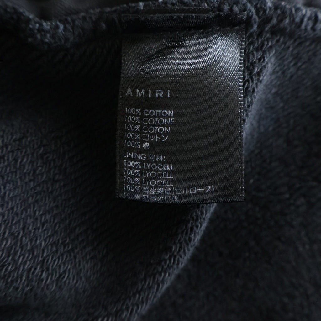 AMIRI(アミリ) Shotgun Sweatshortpant ショットガン スウェット ショートパンツ ダメージ加工 アッシュグレー