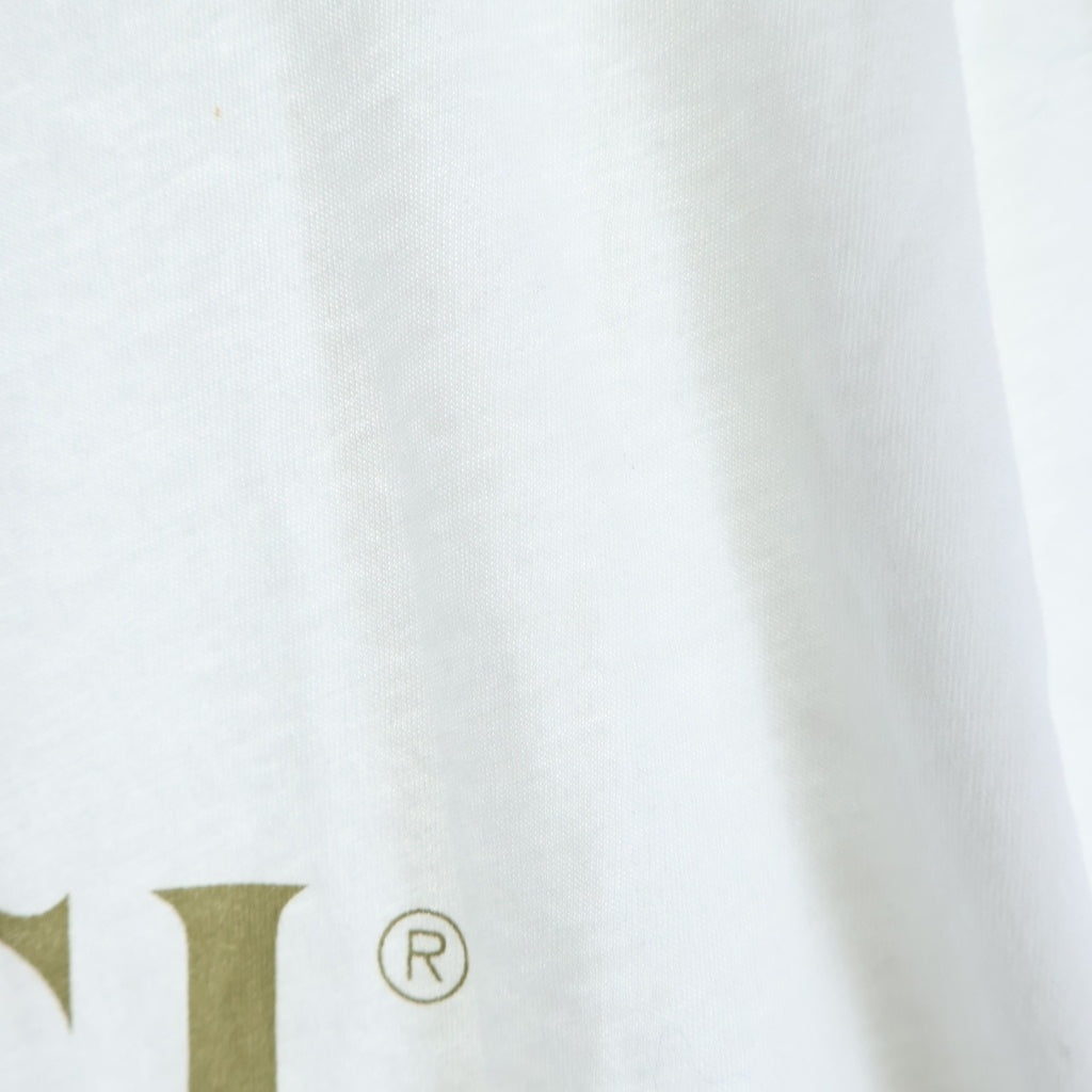 GUCCI(グッチ) ロゴウォッシュドプリント クルーネック 半袖Tシャツ ホワイト 440103 X3F05