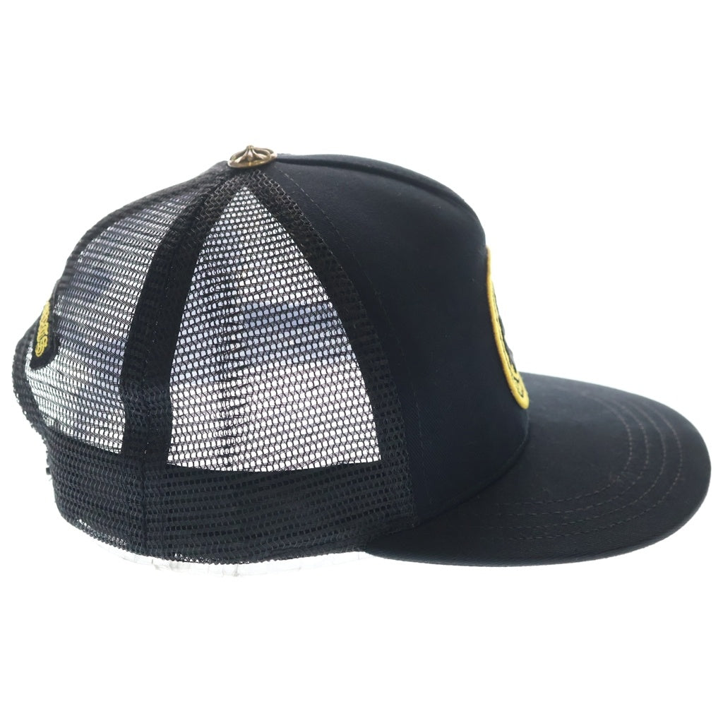 CHROME HEARTS(クロムハーツ) YELLOW CH PLUS TRUCKER CAP ラウンドCHプラス トラッカーキャップ メッシュ ブラック/イエロー