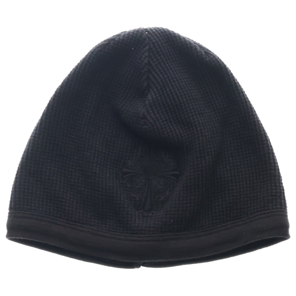 CHROME HEARTS(クロムハーツ) OLD THERMAL BEANIE オールド クロス刺繍 サーマル ビーニー ニット帽 ブラック