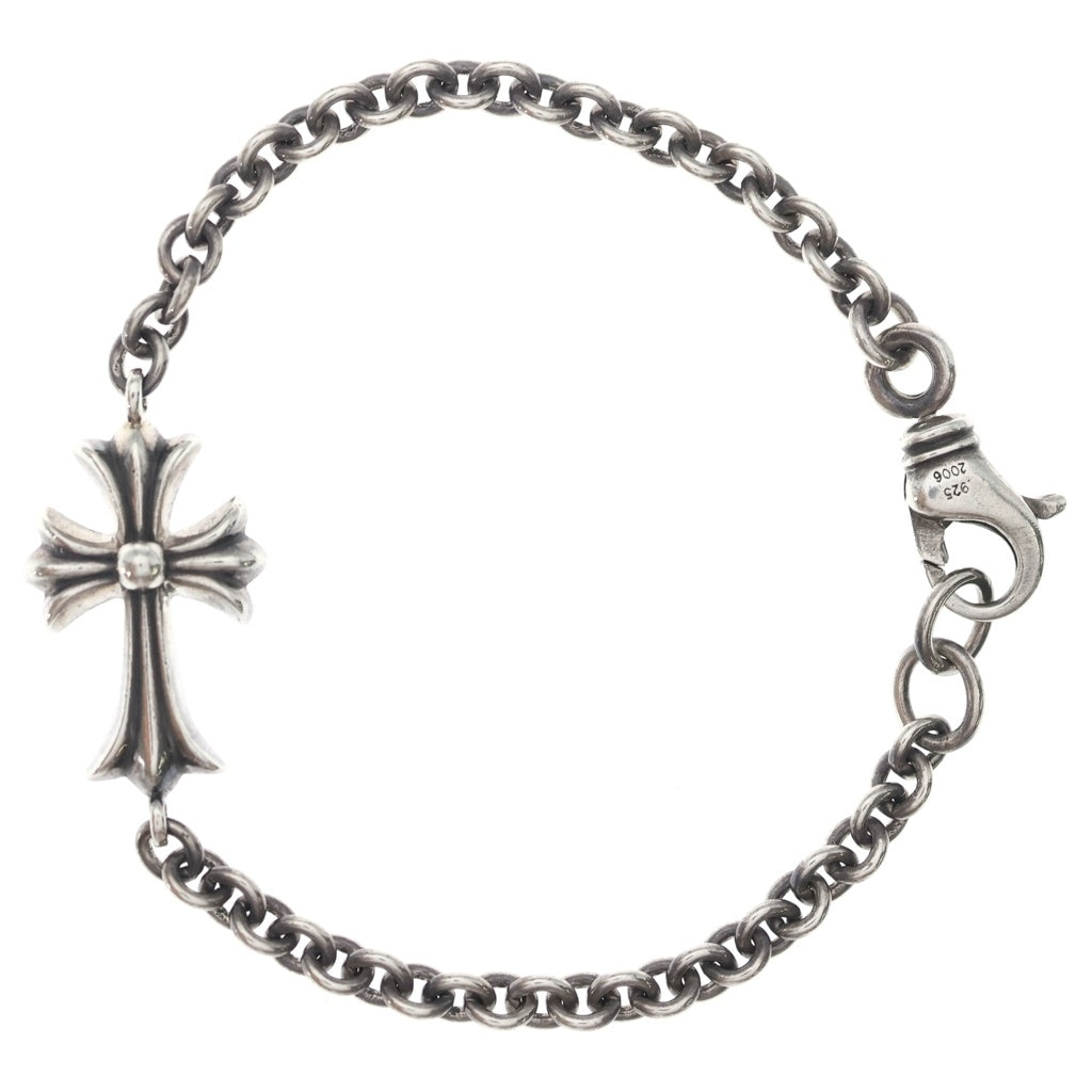 CHROME HEARTS(クロムハーツ) CHN TNY CH CRS タイニーCHクロスチェーン シルバーブレスレット