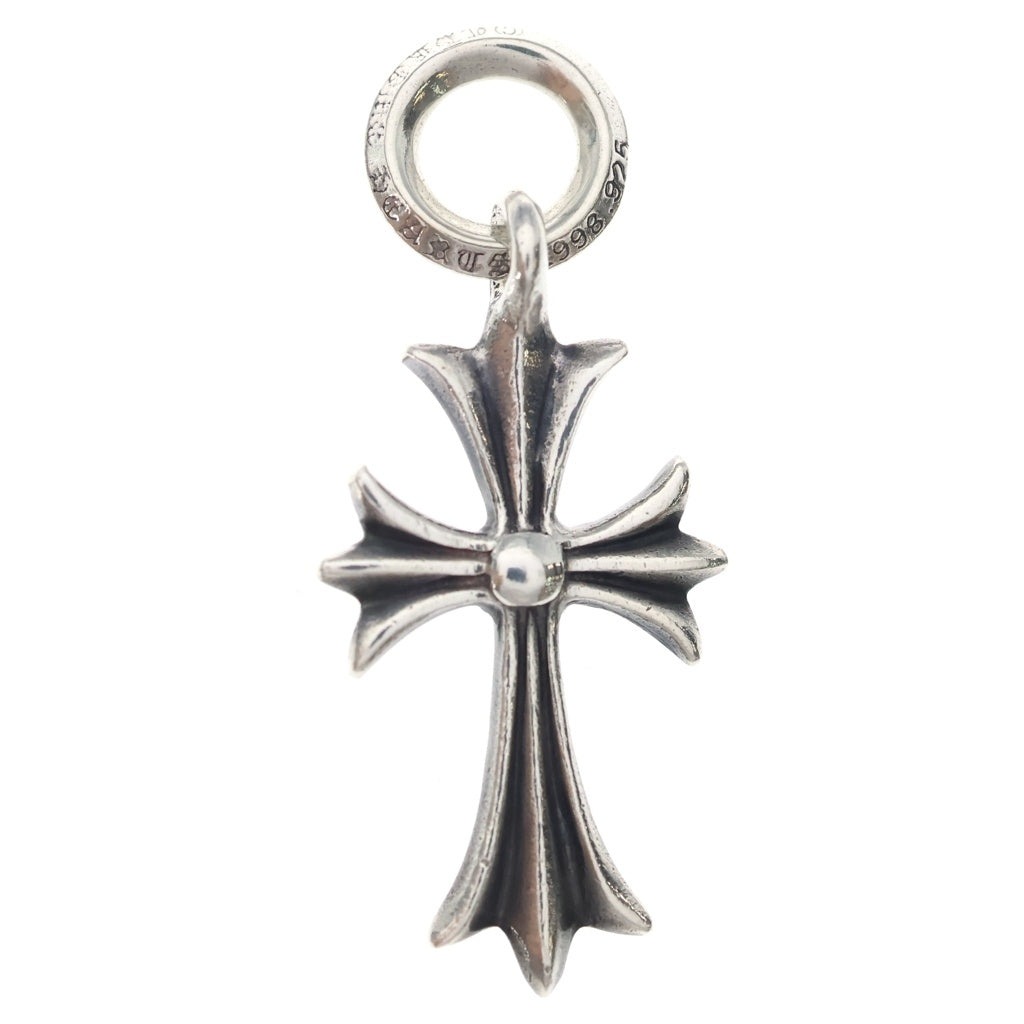 CHROME HEARTS(クロムハーツ) TINY CH CROSS タイニーCHクロス チャーム ネックレストップ シルバー BCA382