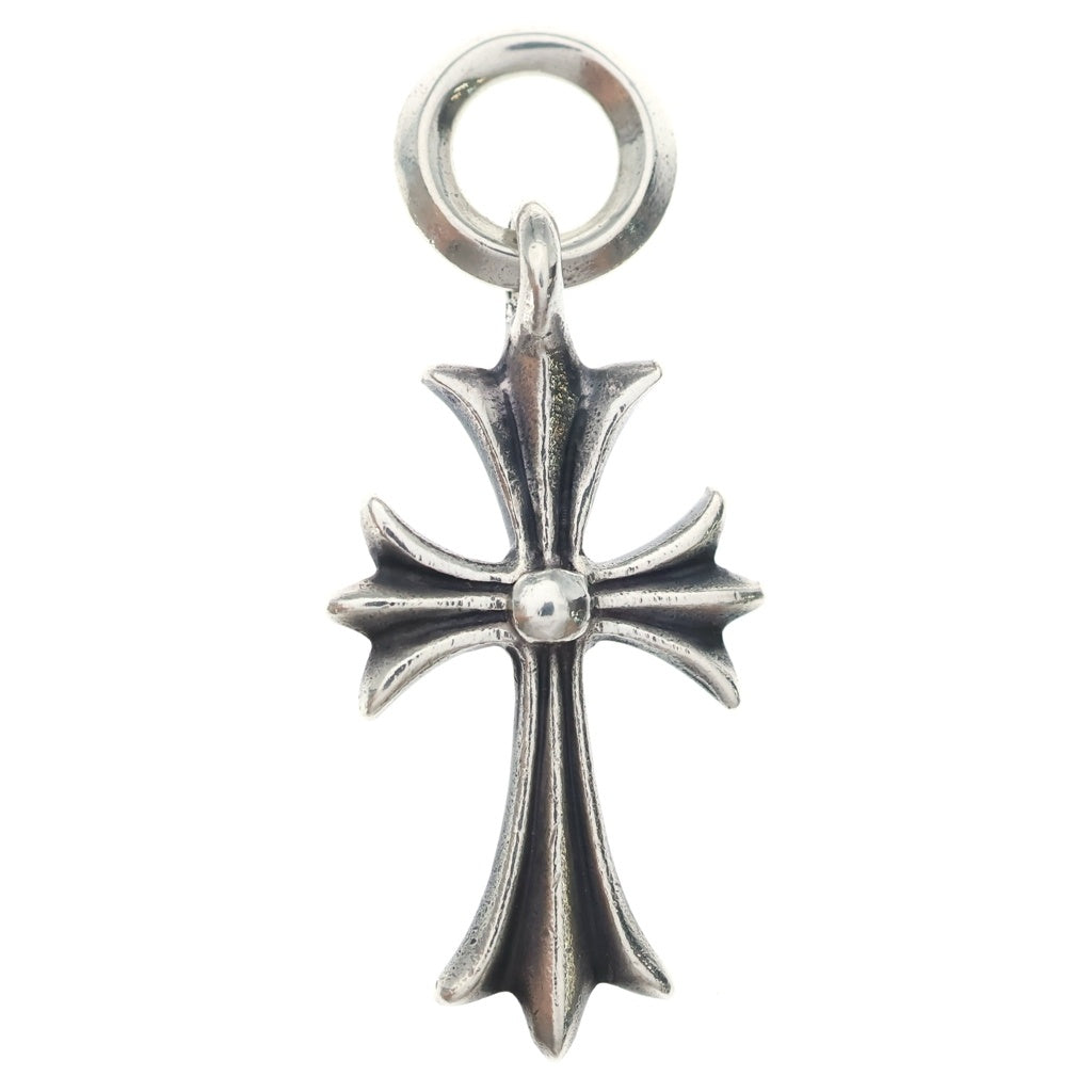 CHROME HEARTS(クロムハーツ) TINY CH CROSS タイニーCHクロス チャーム ネックレストップ シルバー BCA382