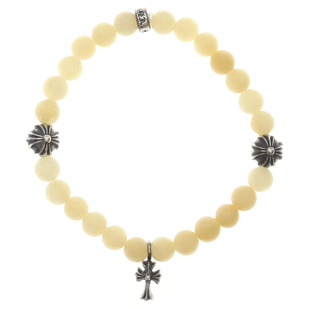 CHROME HEARTS(クロムハーツ) 6mm BEAD 6mm ビーズブレス ブレスレット ホワイト
