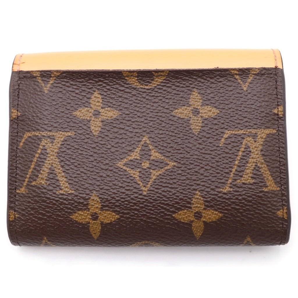 LOUIS VUITTON(ルイヴィトン) ポルトモネ・ロザリ コンパクト ウォレット モノグラム ブラウン/オレンジ M83581