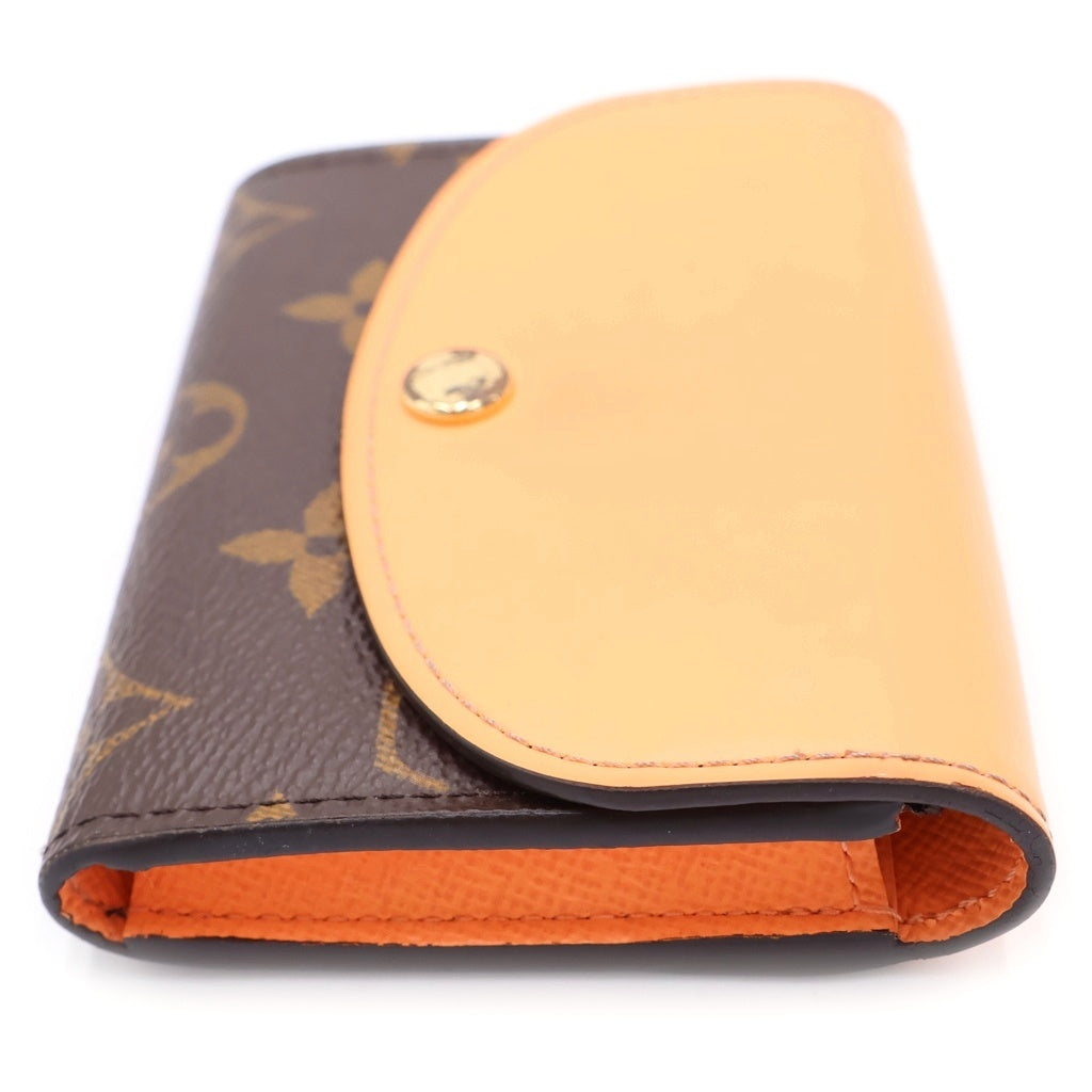 LOUIS VUITTON(ルイヴィトン) ポルトモネ・ロザリ コンパクト ウォレット モノグラム ブラウン/オレンジ M83581