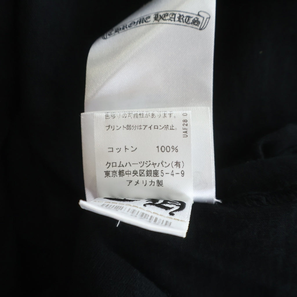 CHROME HEARTS(クロムハーツ) FOTI MAHALIA フォティ マハリア S/S TEE 半袖 クルーネック Tシャツ ブラック