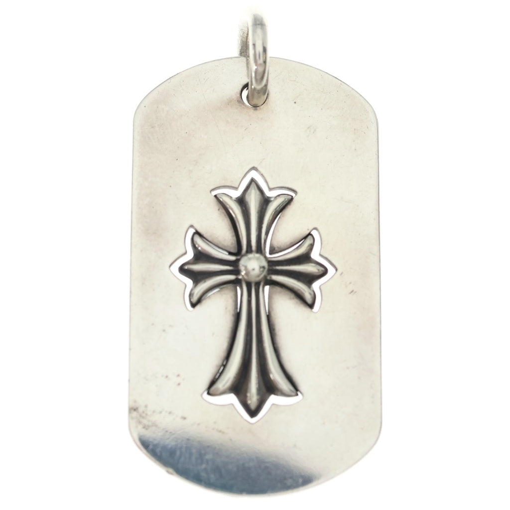 CHROME HEARTS(クロムハーツ) D TAG LRG CO CRS カットアウトクロスドッグタグ ラージ ペンダントトップ シルバー BCA239