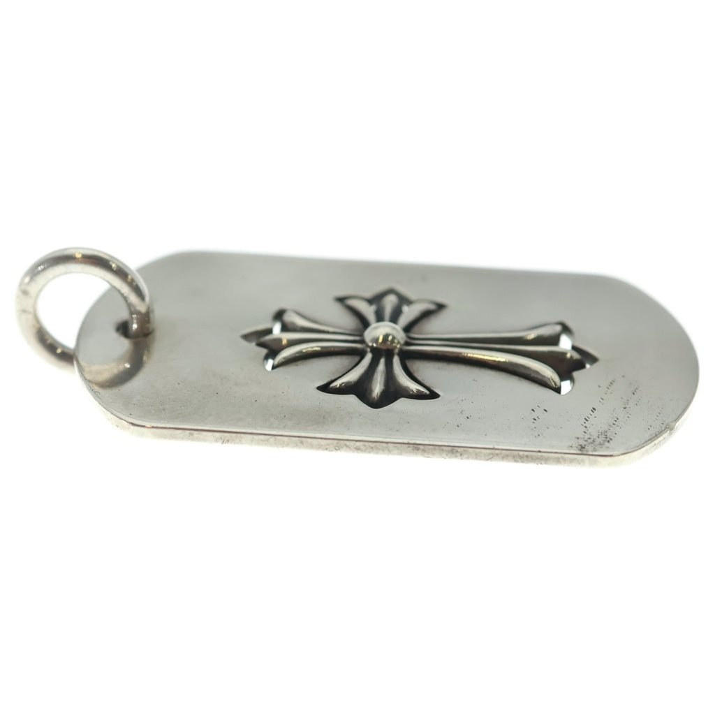 CHROME HEARTS(クロムハーツ) D TAG LRG CO CRS カットアウトクロスドッグタグ ラージ ペンダントトップ シルバー BCA239