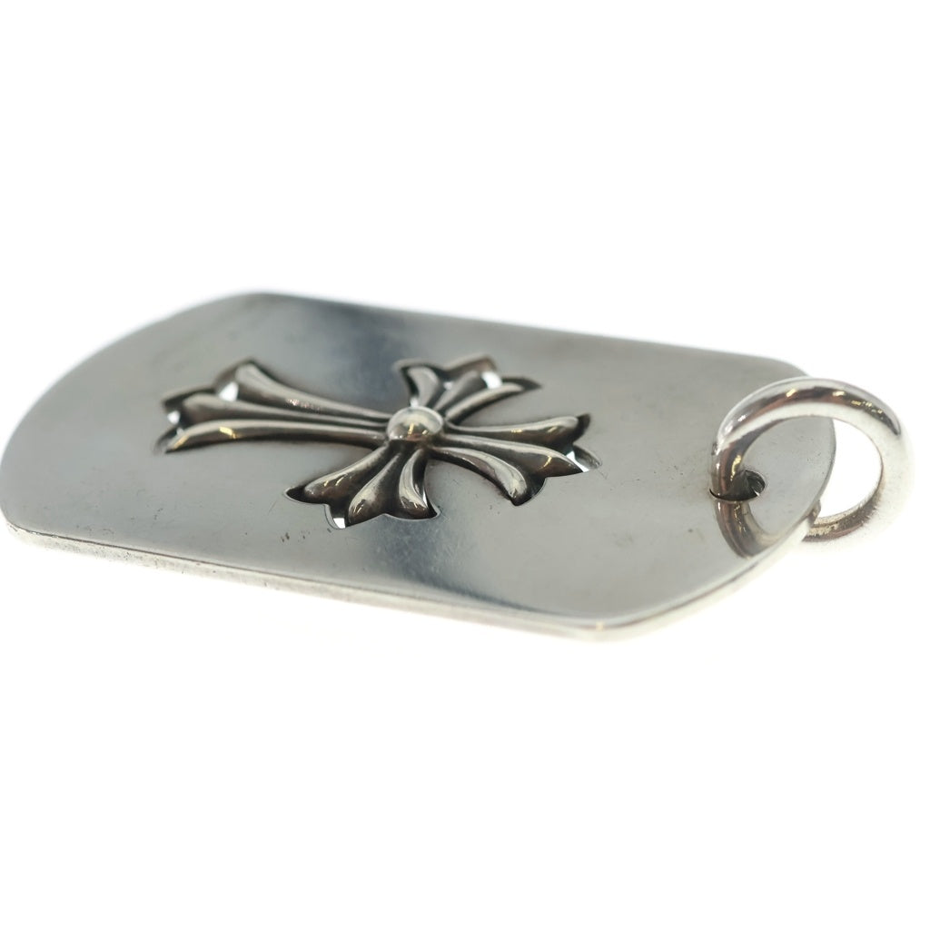 CHROME HEARTS(クロムハーツ) D TAG LRG CO CRS カットアウトクロスドッグタグ ラージ ペンダントトップ シルバー BCA239