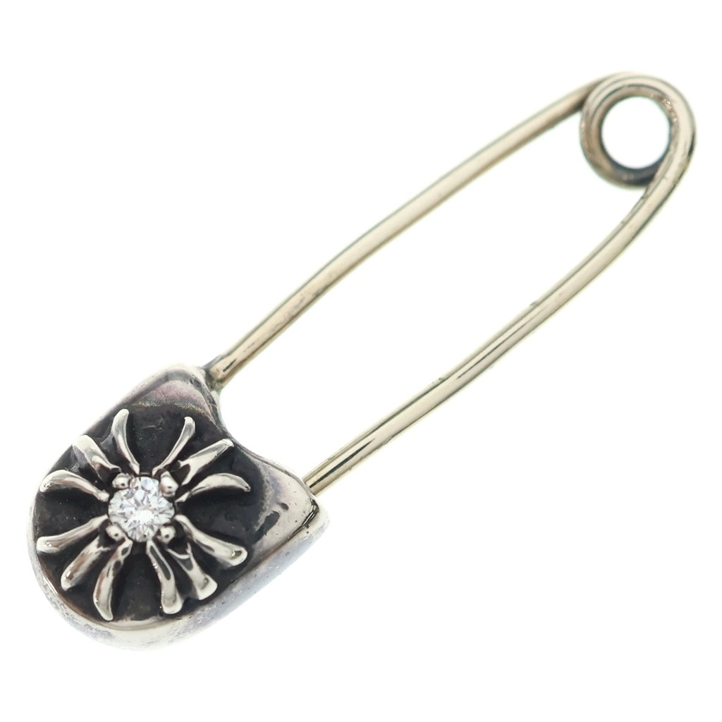 CHROME HEARTS(クロムハーツ) SAFETY PIN 1DIA セーフティピン 1ダイヤ シルバー