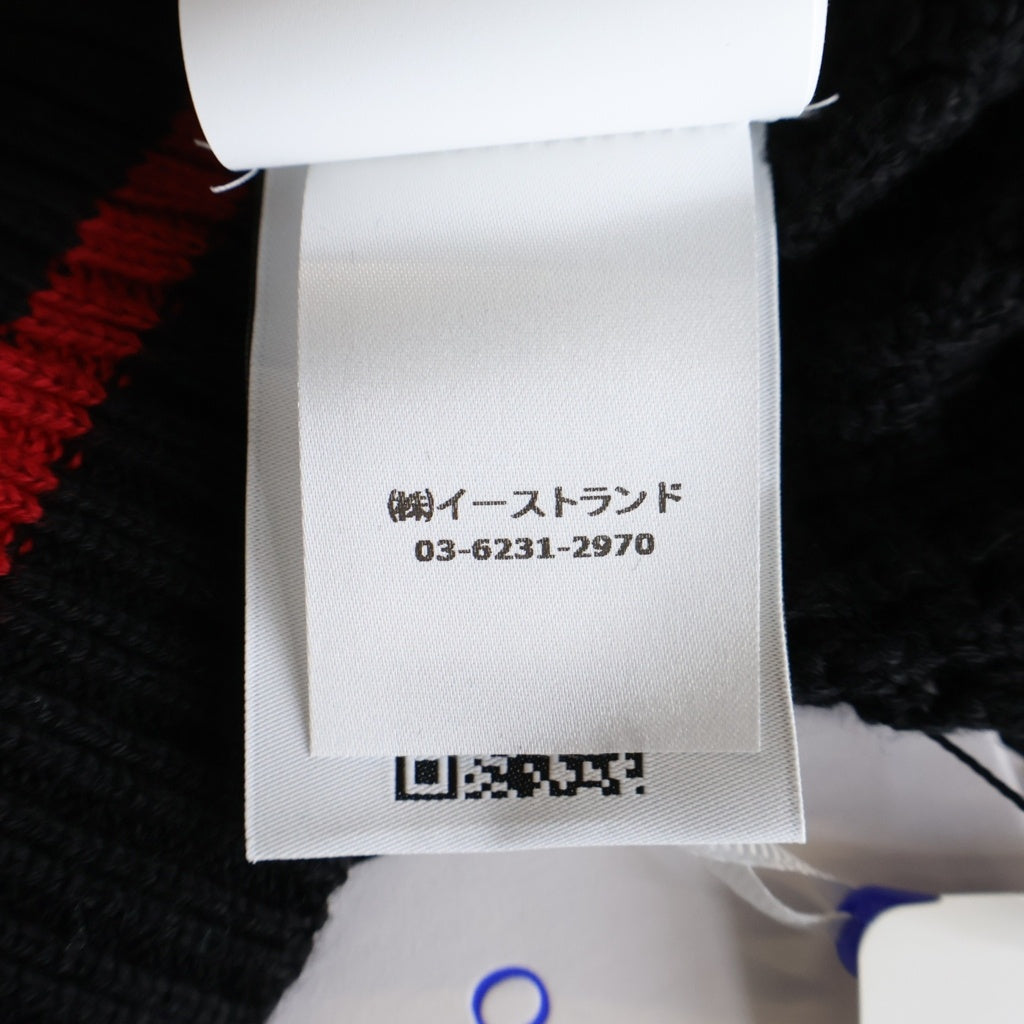 OFF-WHITE(オフホワイト) Varsity Knit Mesh T-shirt バーシティー ニット メッシュ Tシャツ ブラック OMHW006S24KNI0011025