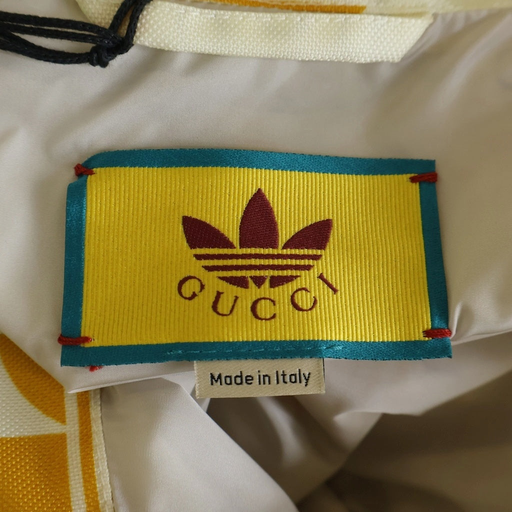 GUCCI(グッチ) 22SS ×ADIDAS トレフォイルプリント ハーフジップ アノラック イエロー 696651 Z8A2I