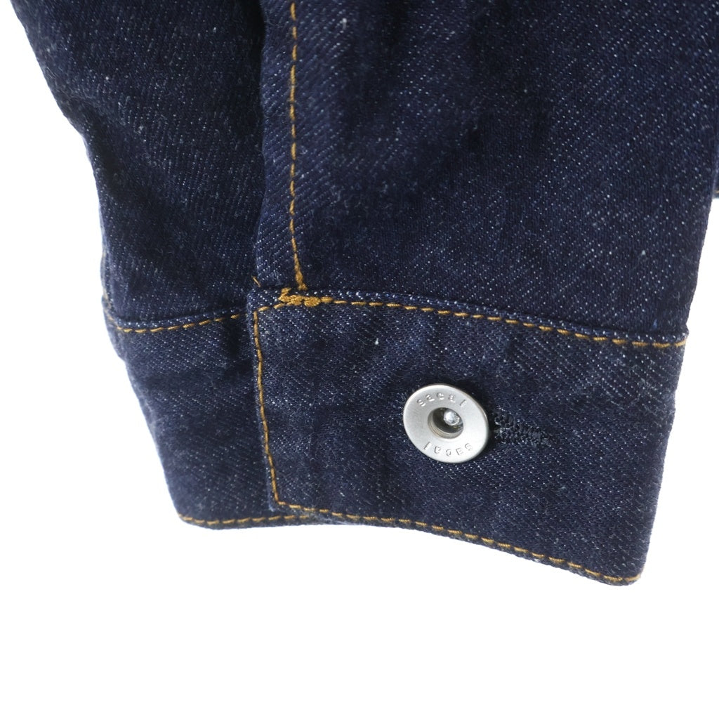 Sacai(サカイ) 22AW Nylon Twill Mix Blouso ナイロンツイル デニムドッキング MA-1 ブルゾン カーキ/インディゴ 22-02825M
