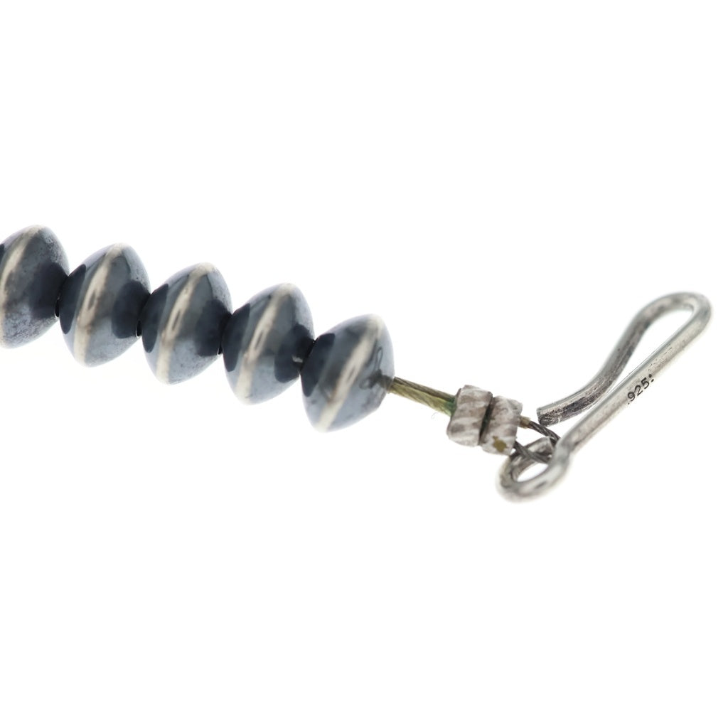 INDIAN JEWELRY(インディアンジュエリー) ナバホ族 パール ビーズ ネックレス シルバー