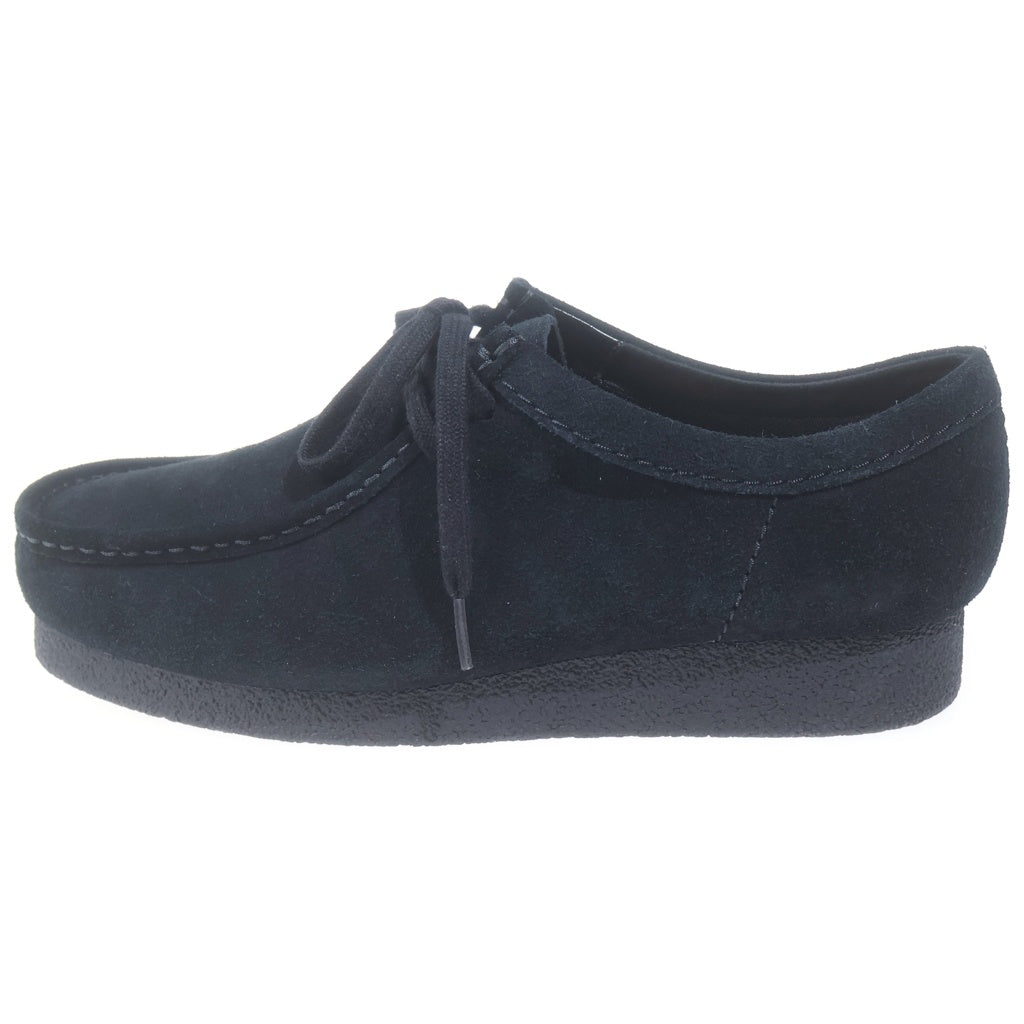Clarks(クラークス) Wallabee EVO WP ワラビー エヴォ ウォータープルーフ スエード ローカットシューズ ブラック 62003199