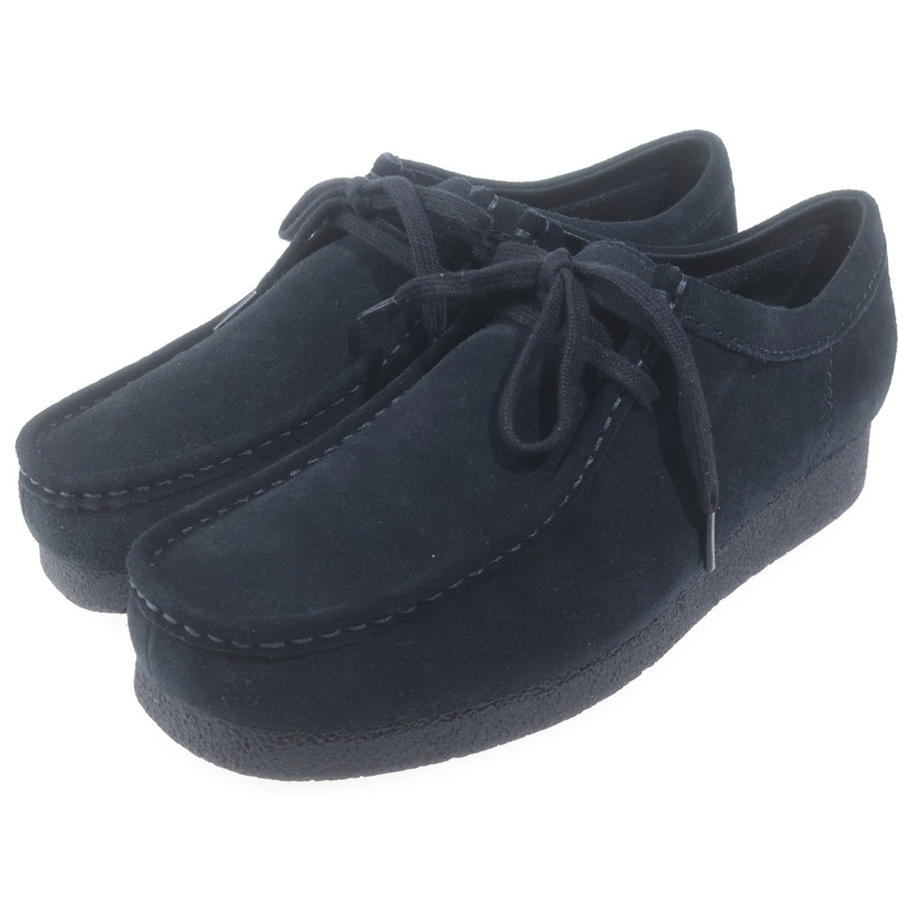 Clarks(クラークス) Wallabee EVO WP ワラビー エヴォ ウォータープルーフ スエード ローカットシューズ ブラック 62003199
