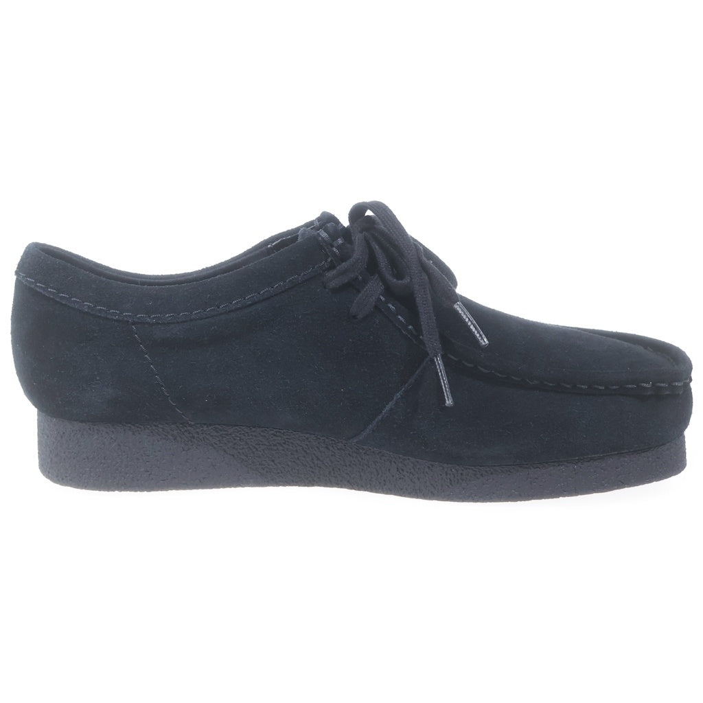 Clarks(クラークス) Wallabee EVO WP ワラビー エヴォ ウォータープルーフ スエード ローカットシューズ ブラック 62003199