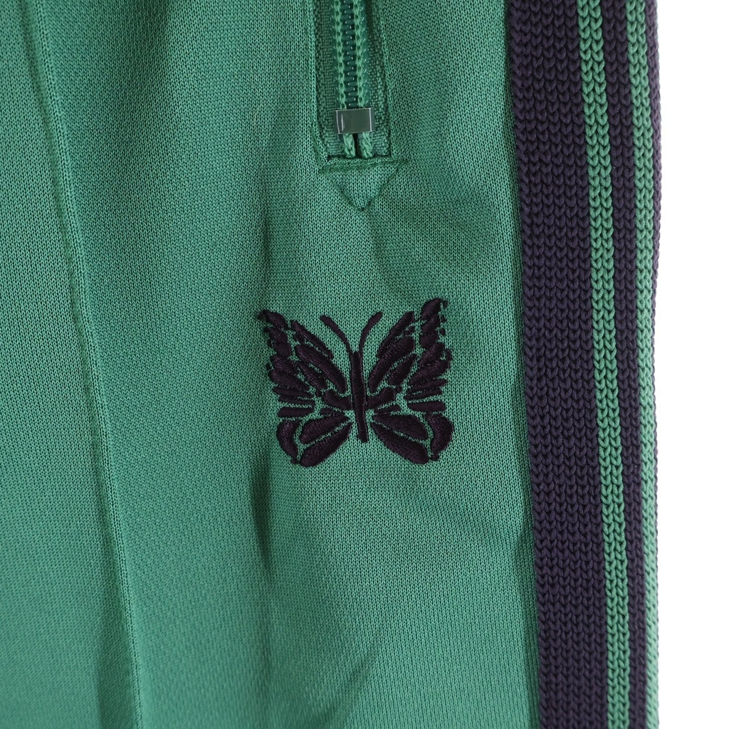 Needles(ニードルス) Narrow Track Pant ナロー トラックパンツ サイドライン刺繍ロゴ グリーン MR287