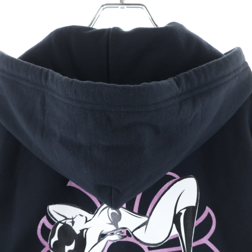 CHROME HEARTS(クロムハーツ) 26SS DEADLY DOLL SWTSHRT PLVR LTD ONLINE オンライン限定 デッドリードール プルオーバースウェットパーカー フーディー ブラック