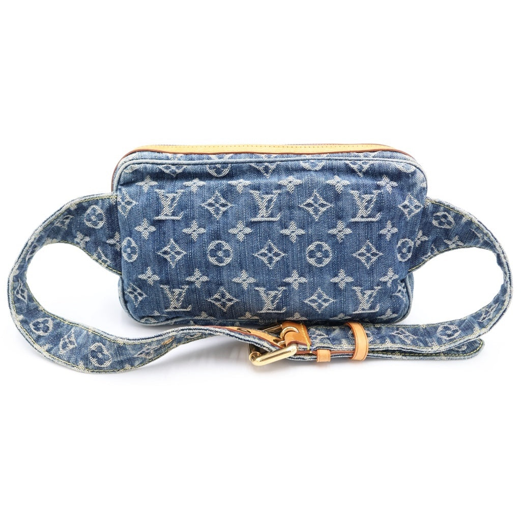 LOUIS VUITTON(ルイヴィトン) モノグラム デニム バムバッグ ウエストバッグ インディゴ M95347