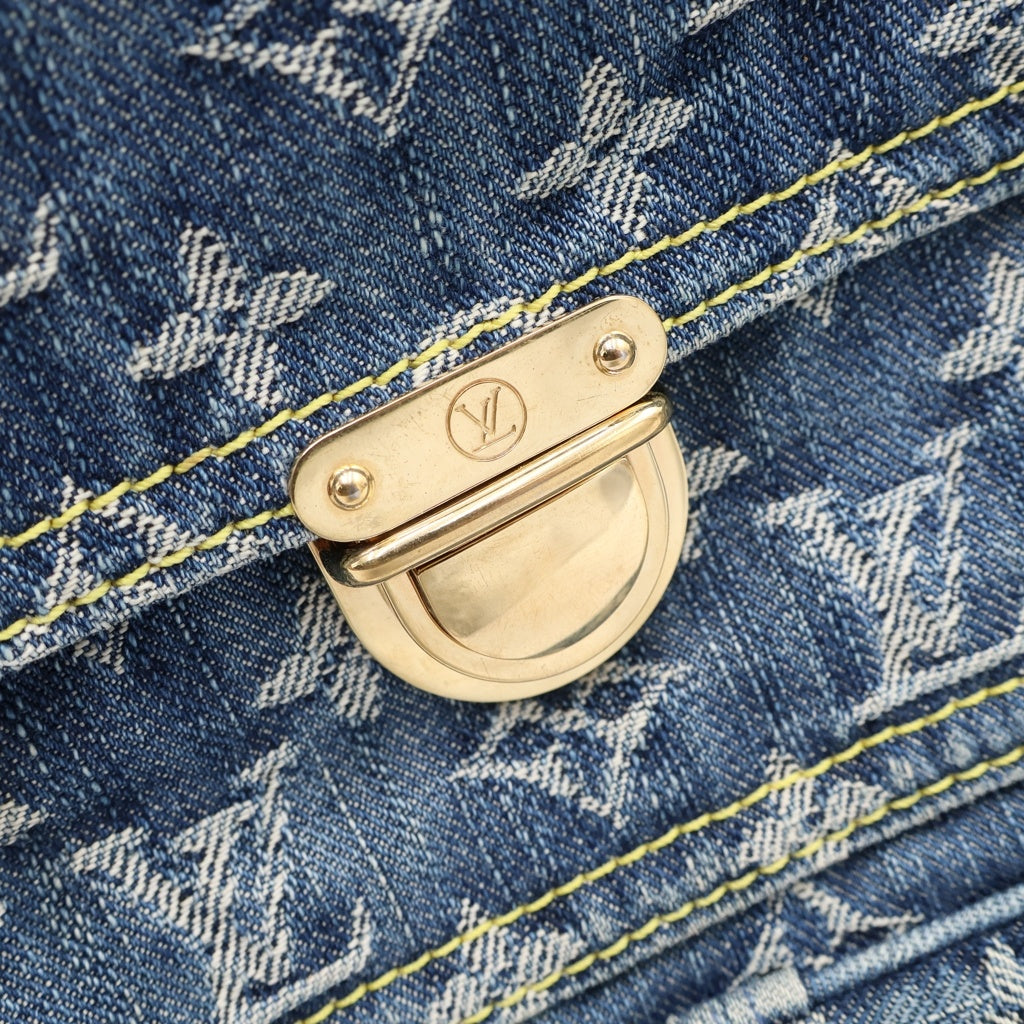 LOUIS VUITTON(ルイヴィトン) モノグラム デニム バムバッグ ウエストバッグ インディゴ M95347