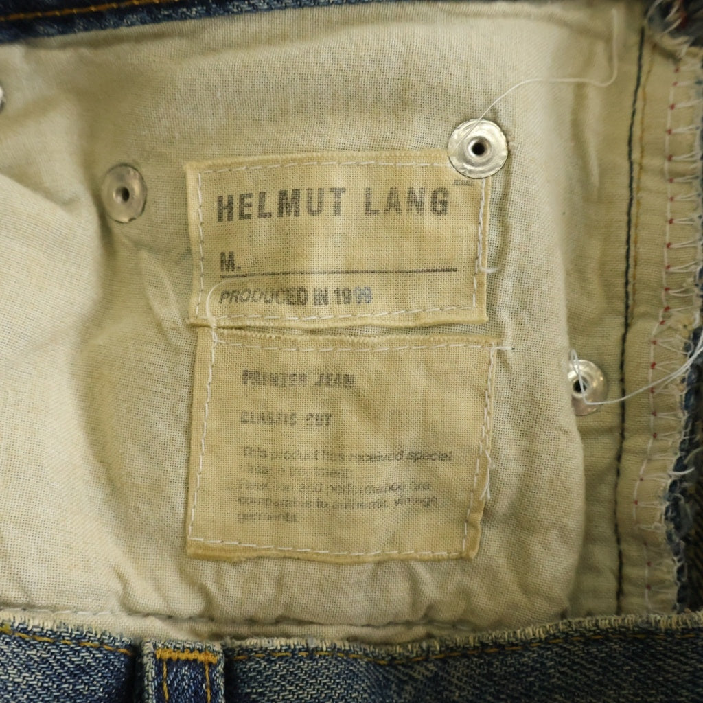HELMUT LANG(ヘルムートラング) 1999 本人期 Painted Denim Pants ペイントデニムパンツ ストレートデニム インディゴ