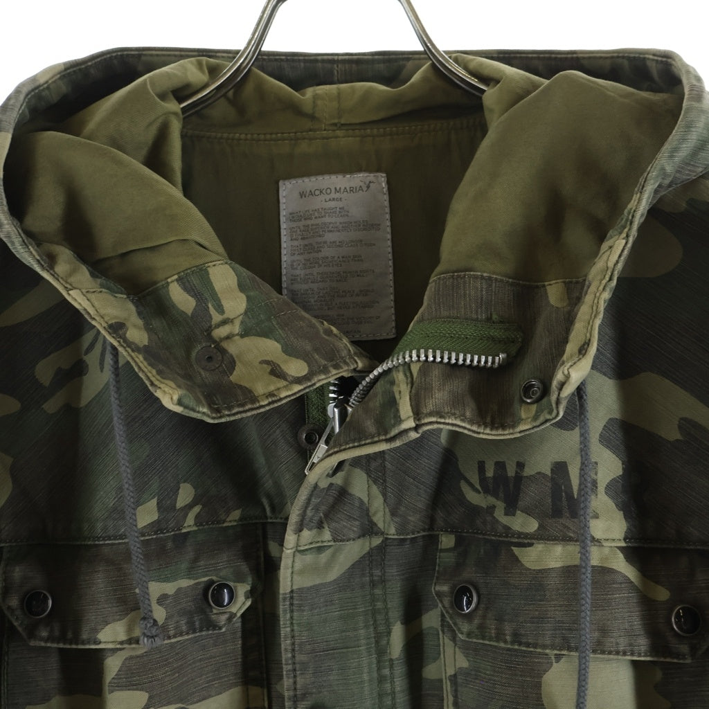 WACKO MARIA(ワコマリア) 最初期 AK-47 Military Hooded Jacket Camo ミリタリー フーデッド ジャケット カーキ