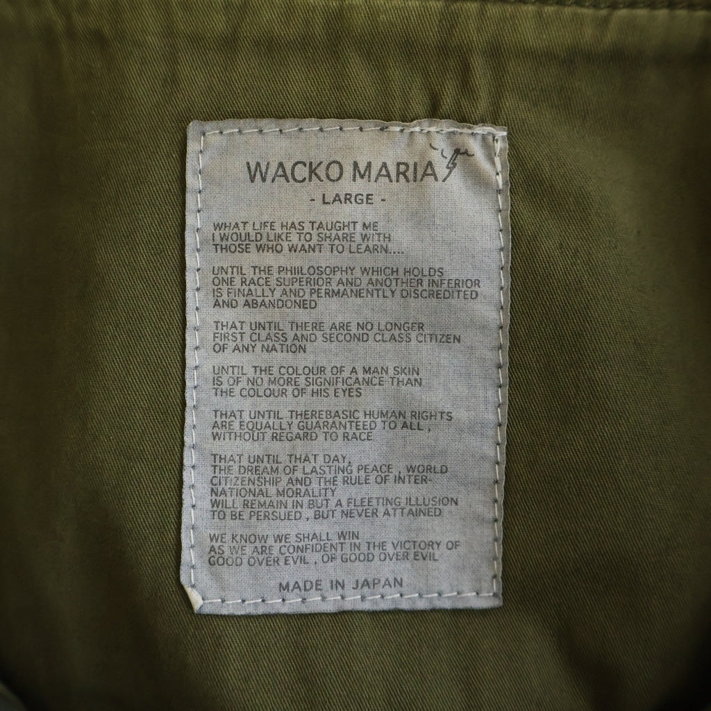 WACKO MARIA(ワコマリア) 最初期 AK-47 Military Hooded Jacket Camo ミリタリー フーデッド ジャケット カーキ